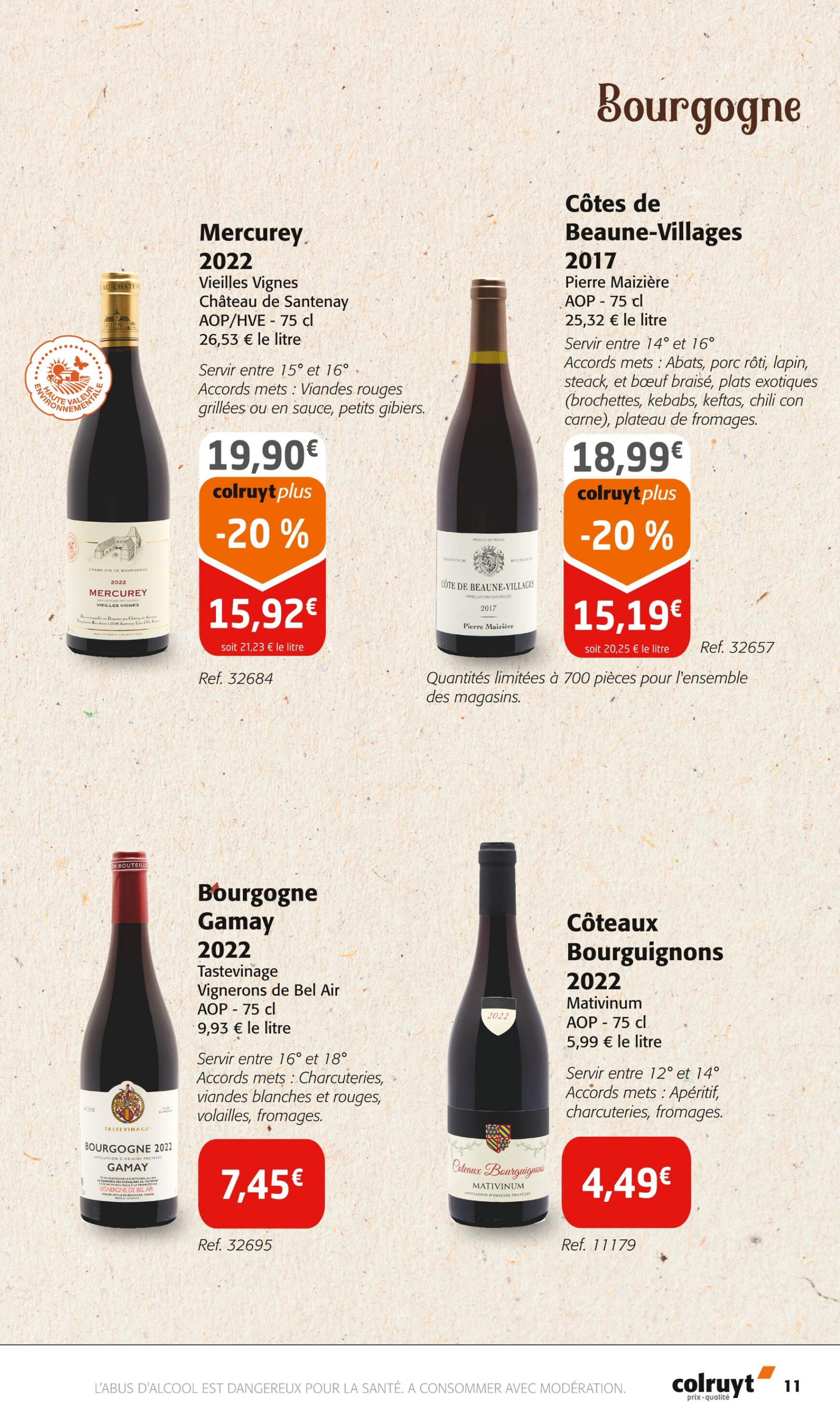 colruyt - Colruyt - Foire aux vins de Printemps valable à partir de 20.03.2024 - page: 11