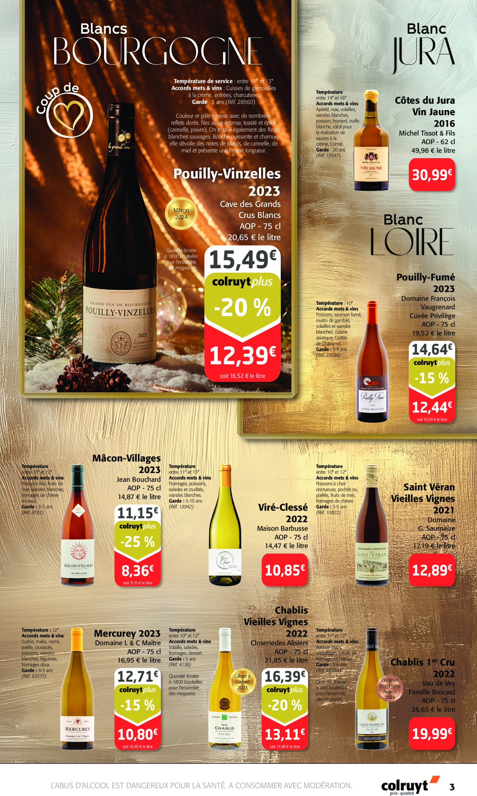 colruyt - Catalogue Colruyt - Foire aux Vins valable dès 11/12 - 31/12 - page: 3