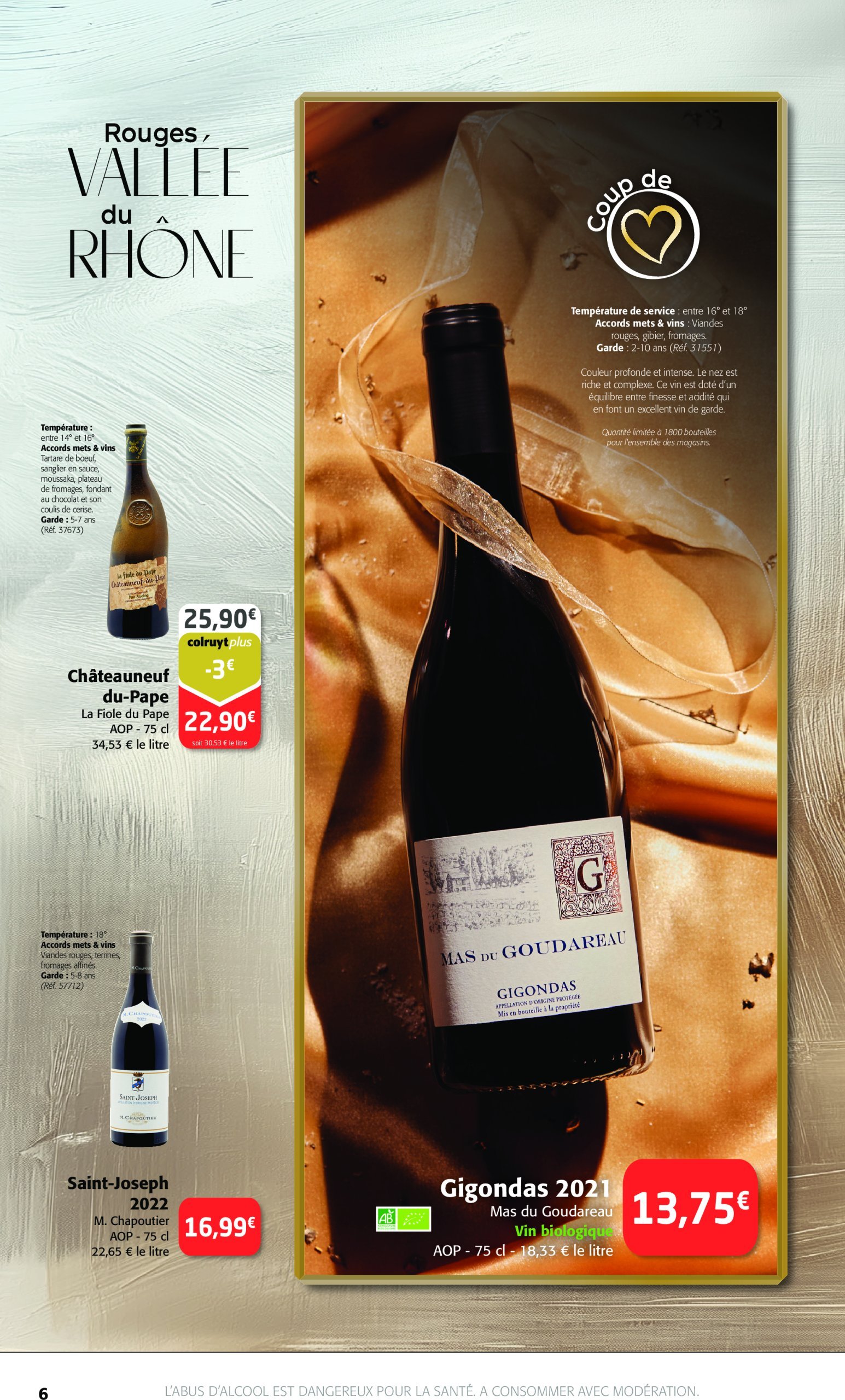 colruyt - Catalogue Colruyt - Foire aux Vins valable dès 11/12 - 31/12 - page: 6