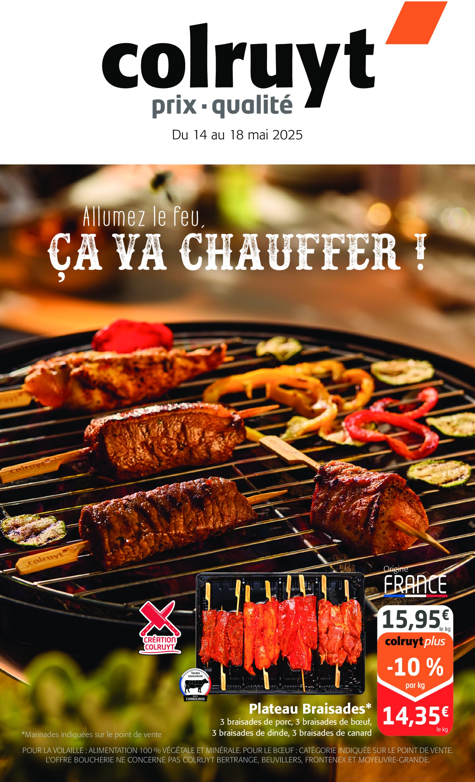 colruyt - Catalogue Colruyt - Allumez le feu, ça va chauffer ! valable dès 14/05 - 18/05