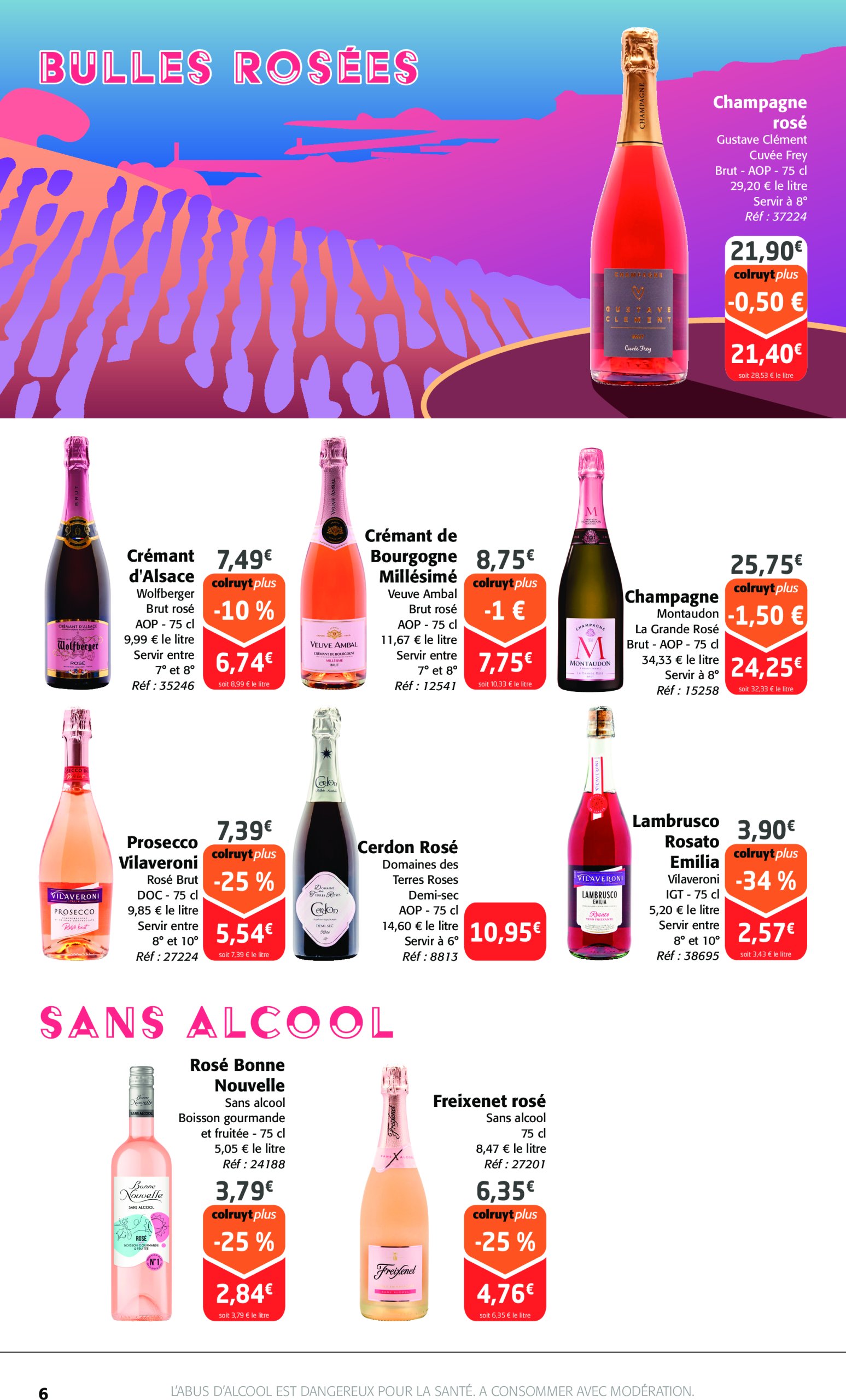 colruyt - Catalogue Colruyt - La vie en ROSÉ valable dès 04/06 - 22/06 - page: 6