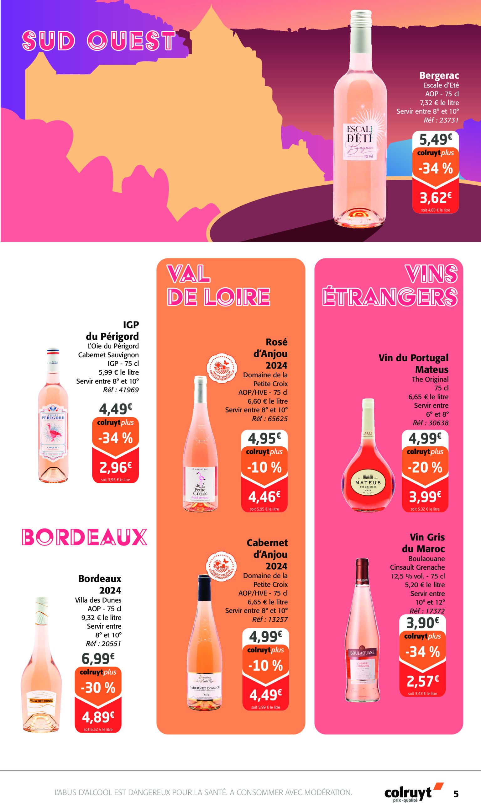 colruyt - Catalogue Colruyt - La vie en ROSÉ valable dès 04/06 - 22/06 - page: 5