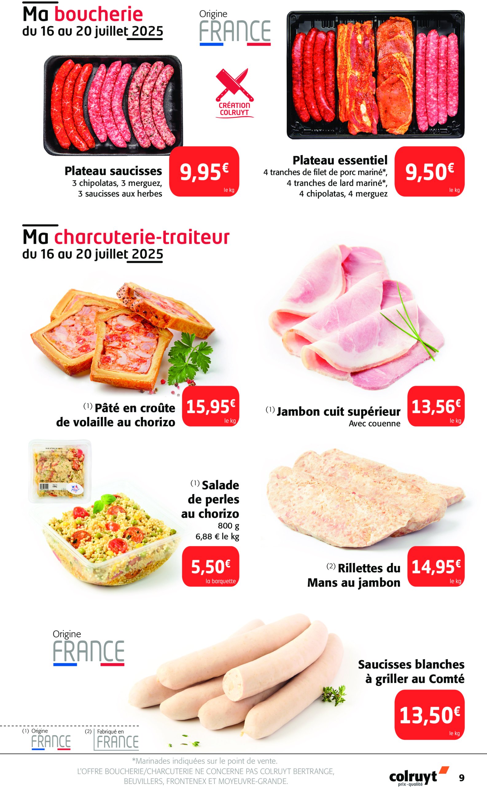 colruyt - Catalogue Colruyt valable du 16/07 au 27/07 - page: 9