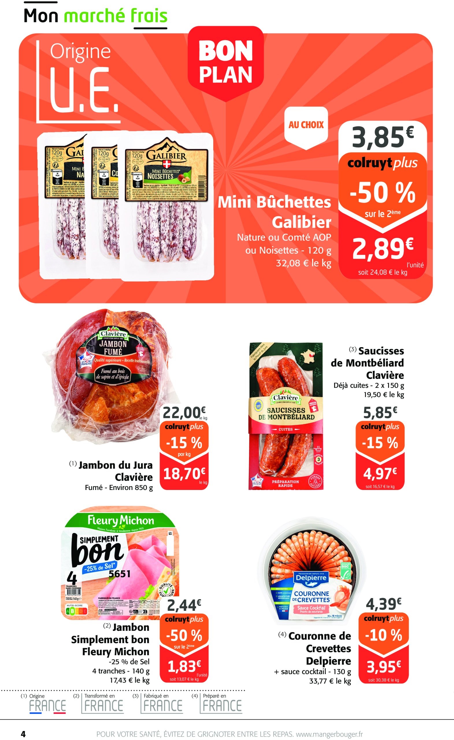 colruyt - Catalogue Colruyt valable du 30/07 au 10/08 - page: 4