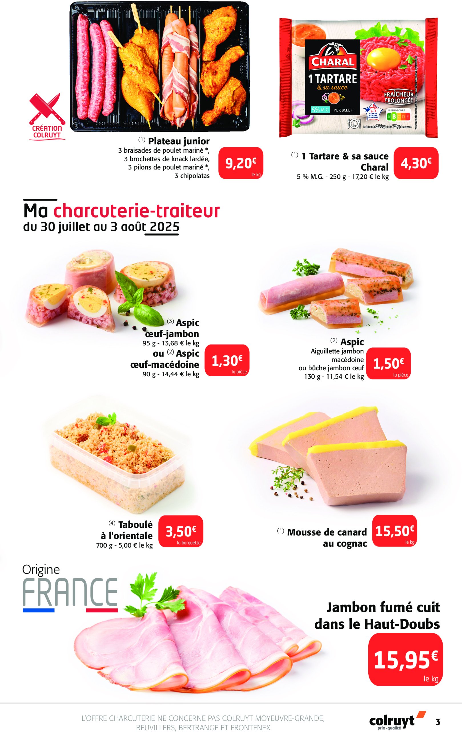 colruyt - Catalogue Colruyt valable du 30/07 au 10/08 - page: 3