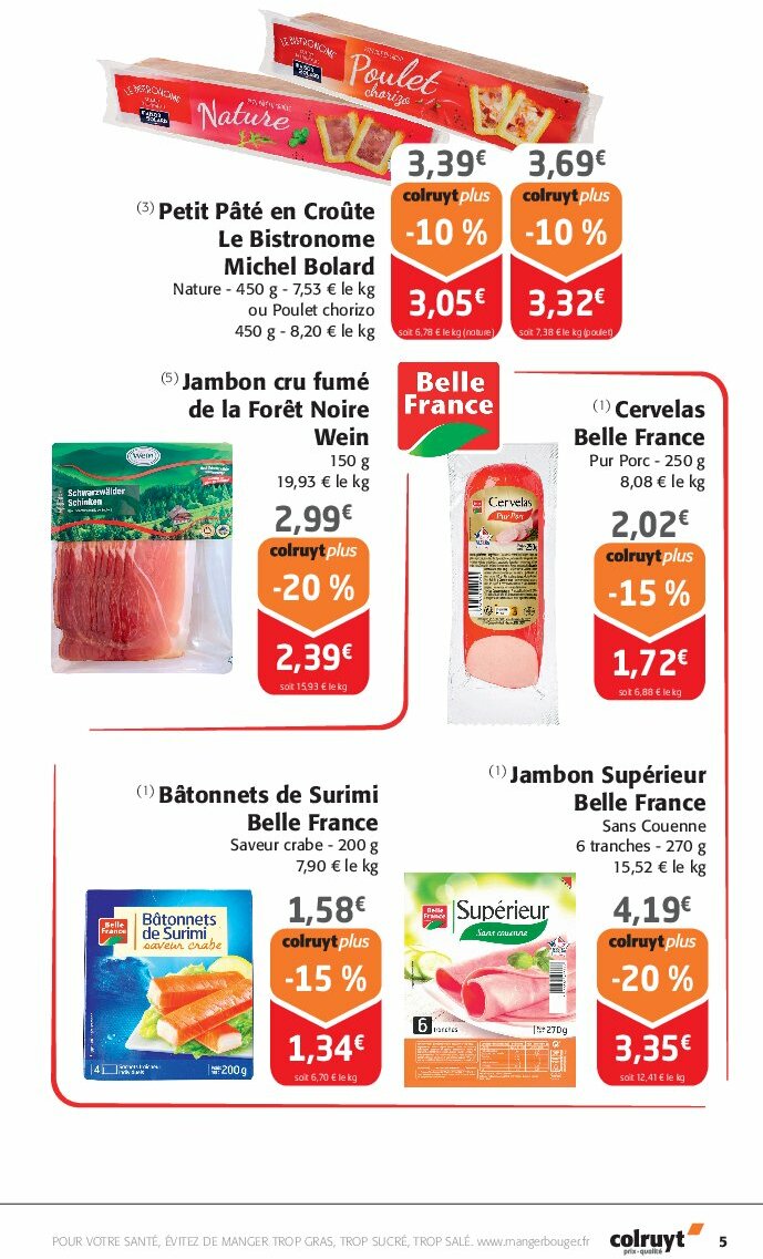 colruyt - Catalogue Colruyt valable du 13/08 au 24/08 - page: 5