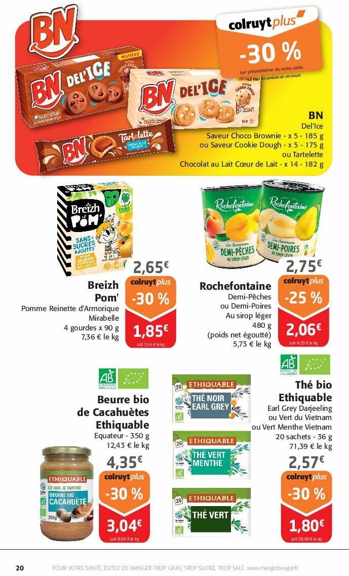 colruyt - Catalogue Colruyt valable du 13/08 au 24/08 - page: 20