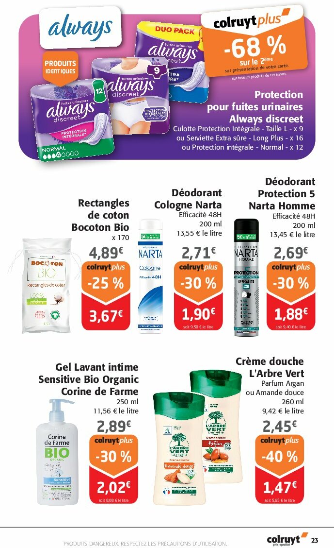 colruyt - Catalogue Colruyt valable du 13/08 au 24/08 - page: 23