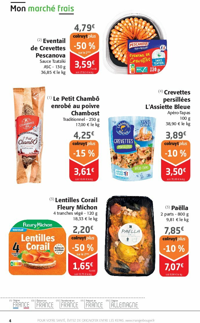colruyt - Catalogue Colruyt valable du 13/08 au 24/08 - page: 4