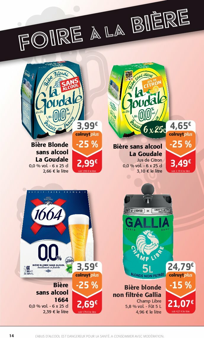 colruyt - Catalogue Colruyt valable du 13/08 au 24/08 - page: 14