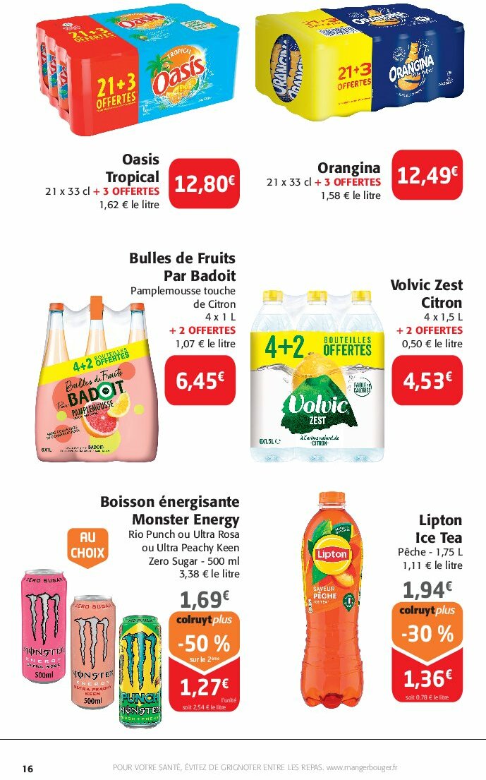 colruyt - Catalogue Colruyt valable du 13/08 au 24/08 - page: 16