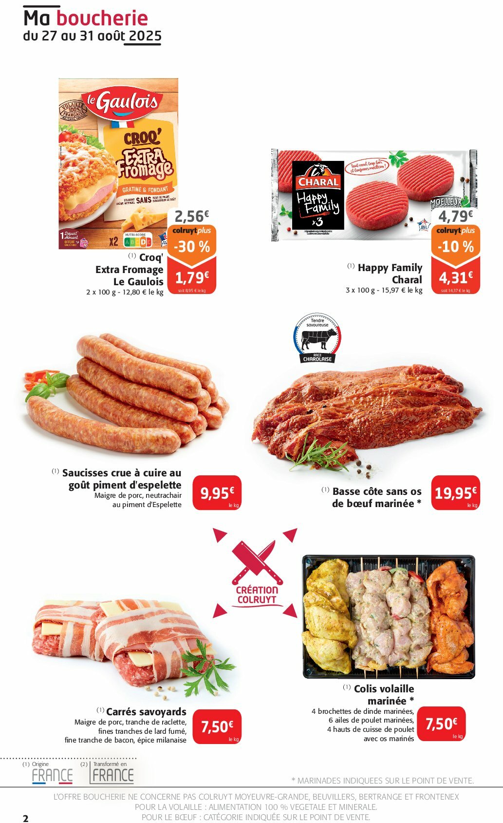 colruyt - Catalogue Colruyt valable du 27/08 au 07/09 - page: 2