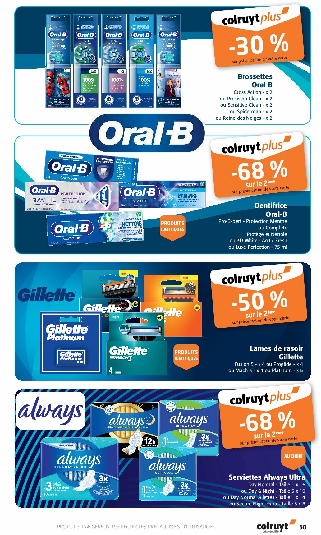 colruyt - Catalogue Colruyt valable du 27/08 au 07/09 - page: 30