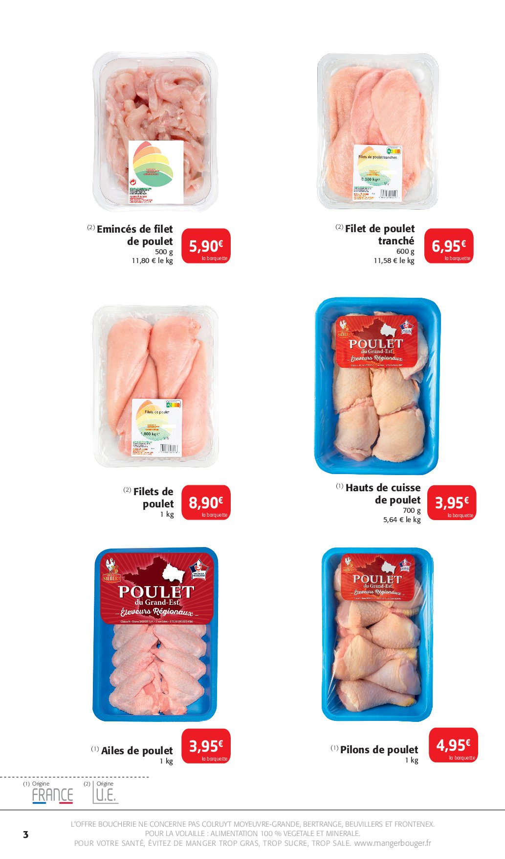 colruyt - Catalogue Colruyt - Foire à la volaille valable du 10/09 au 14/09 - page: 3