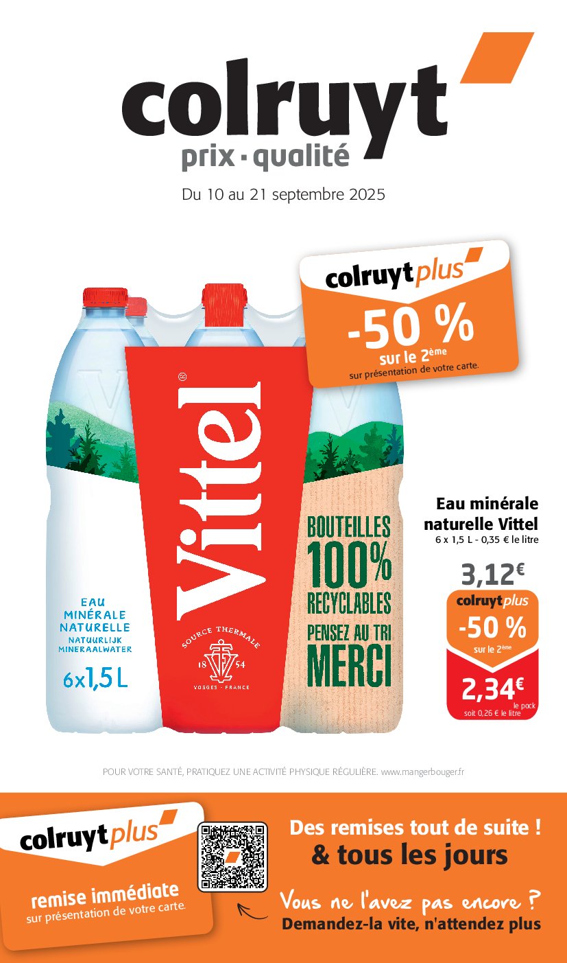 colruyt - Catalogue Colruyt valable du 10/09 au 21/09