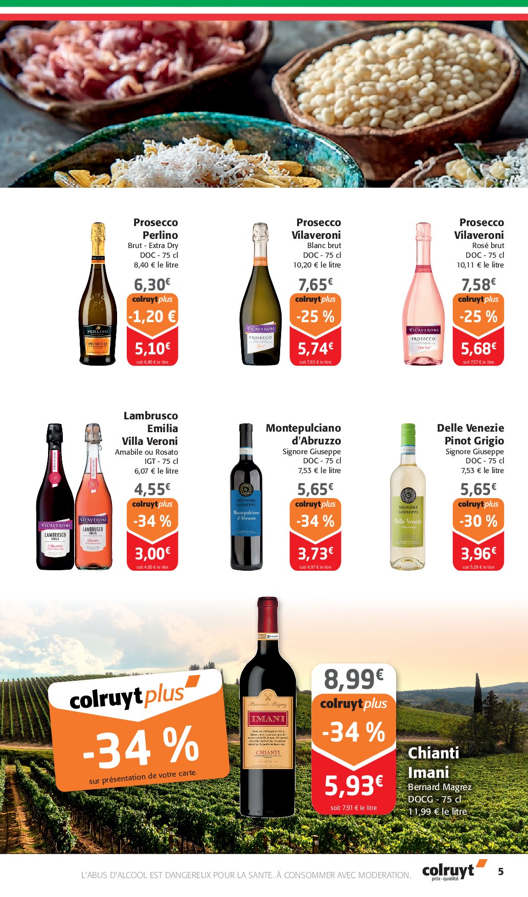 colruyt - Catalogue Colruyt - Voyagez en Italie valable du 10/09 au 21/09 - page: 5