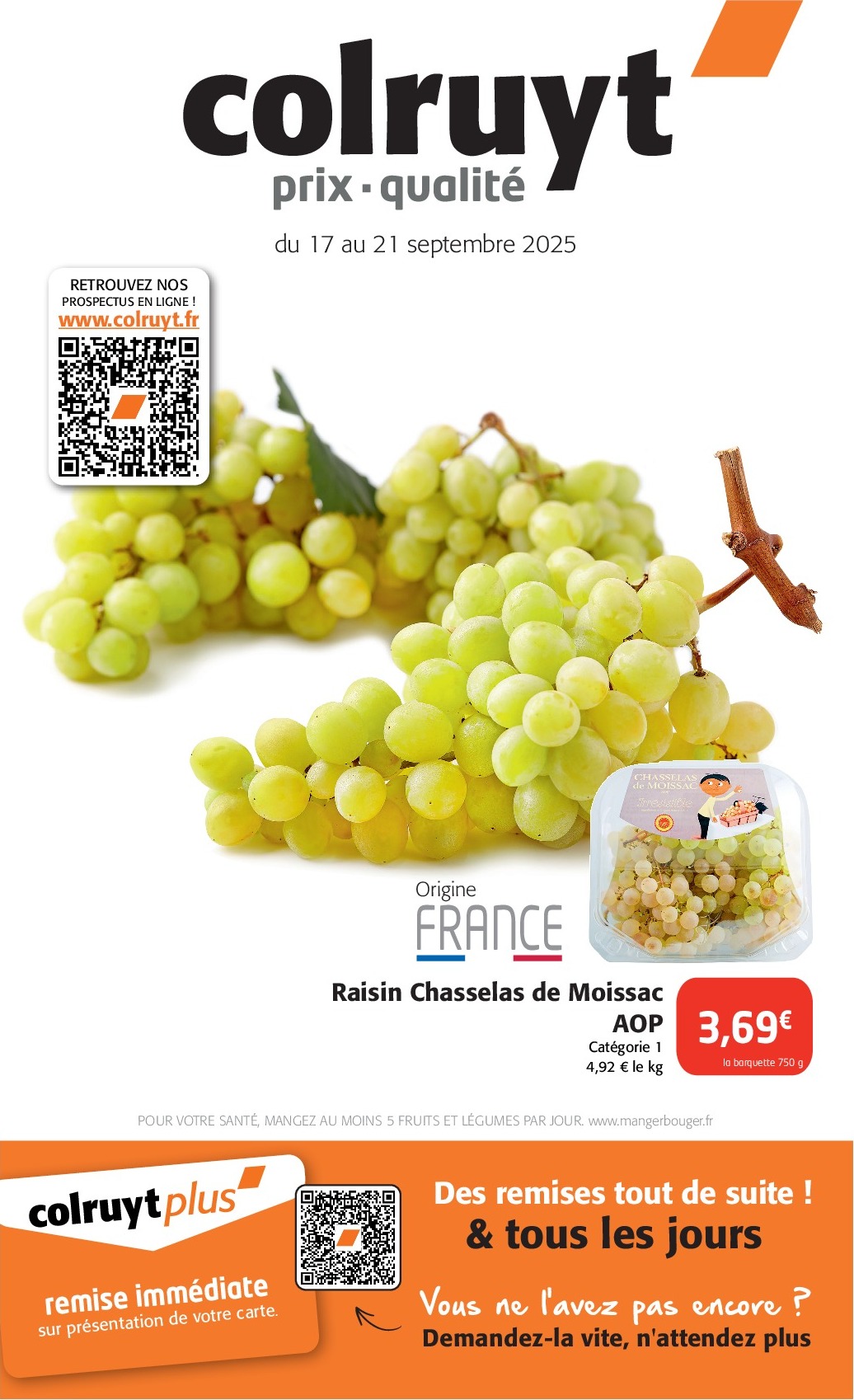 colruyt - Catalogue Colruyt valable du 17/09 au 21/09