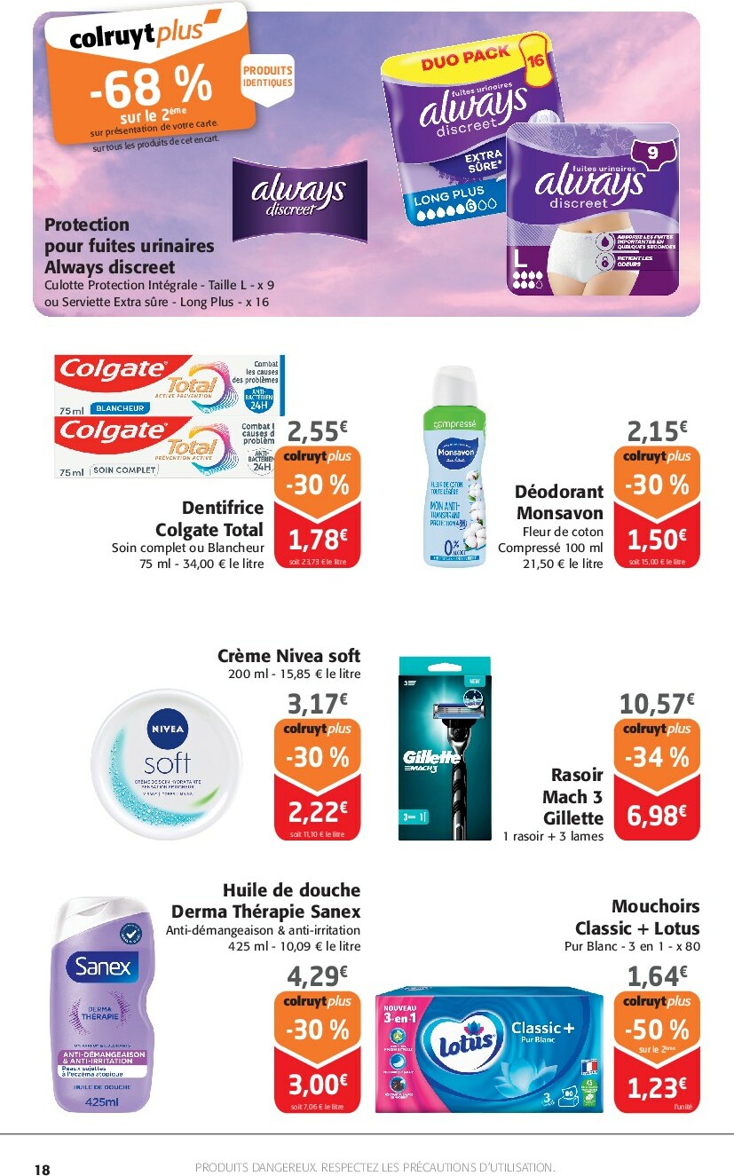 colruyt - Catalogue Colruyt valable du 24/09 au 05/10 - page: 18