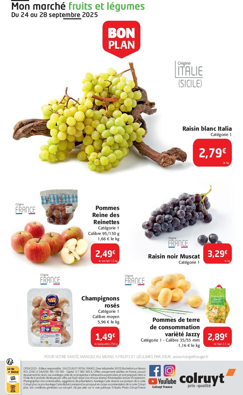 colruyt - Catalogue Colruyt valable du 24/09 au 05/10 - page: 21
