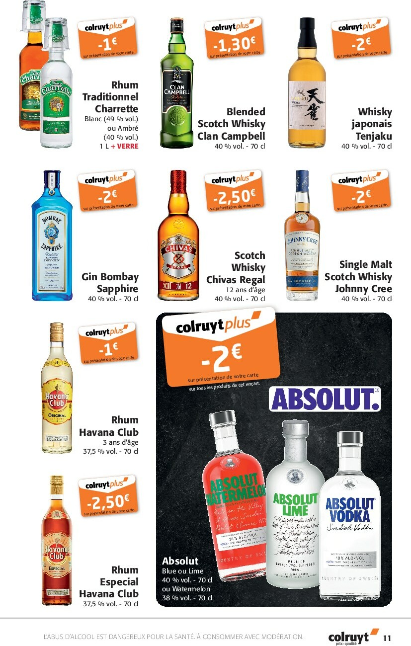 colruyt - Catalogue Colruyt valable du 24/09 au 05/10 - page: 11