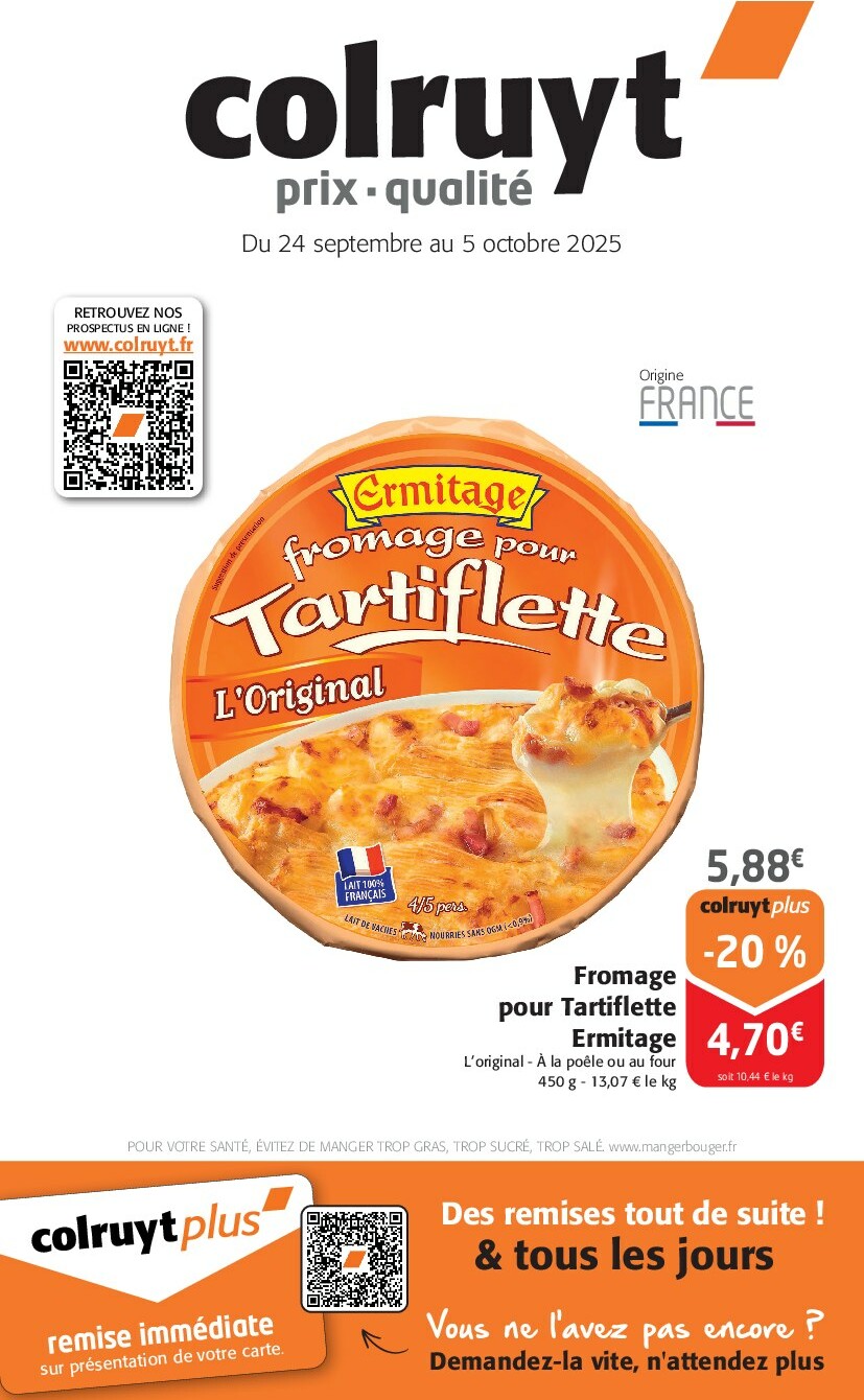 colruyt - Catalogue Colruyt valable du 24/09 au 05/10