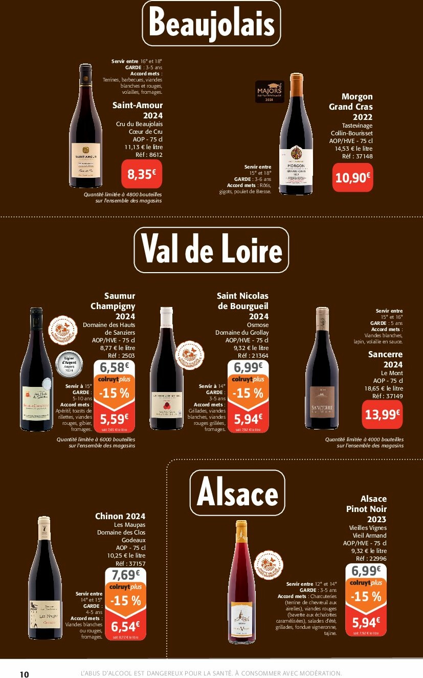 colruyt - Catalogue Colruyt - Foire aux Vins valable du 24/09 au 12/10 - page: 10