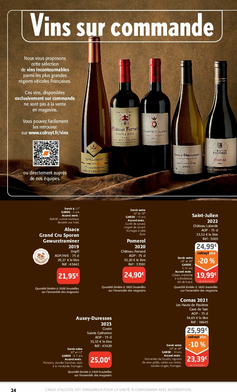 colruyt - Catalogue Colruyt - Foire aux Vins valable du 24/09 au 12/10 - page: 24