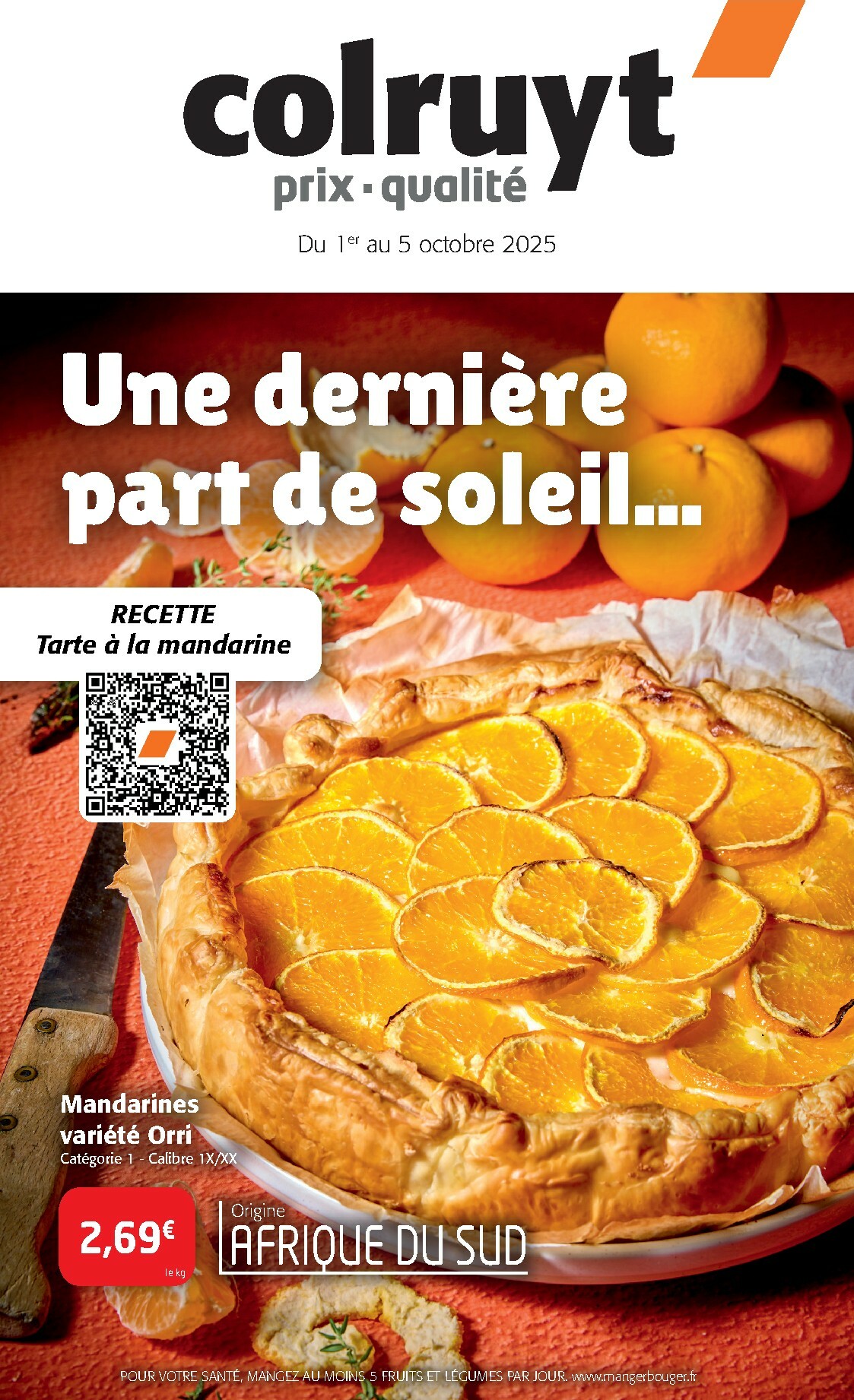 colruyt - Catalogue Colruyt - Une dernière part de soleil… valable du 01/10 au 05/10