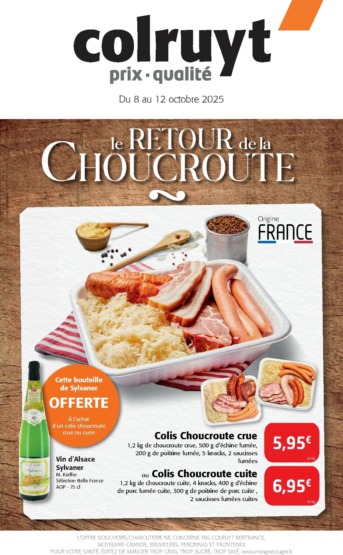 colruyt - Catalogue Colruyt valable du 08/10 au 12/10 - page: 1