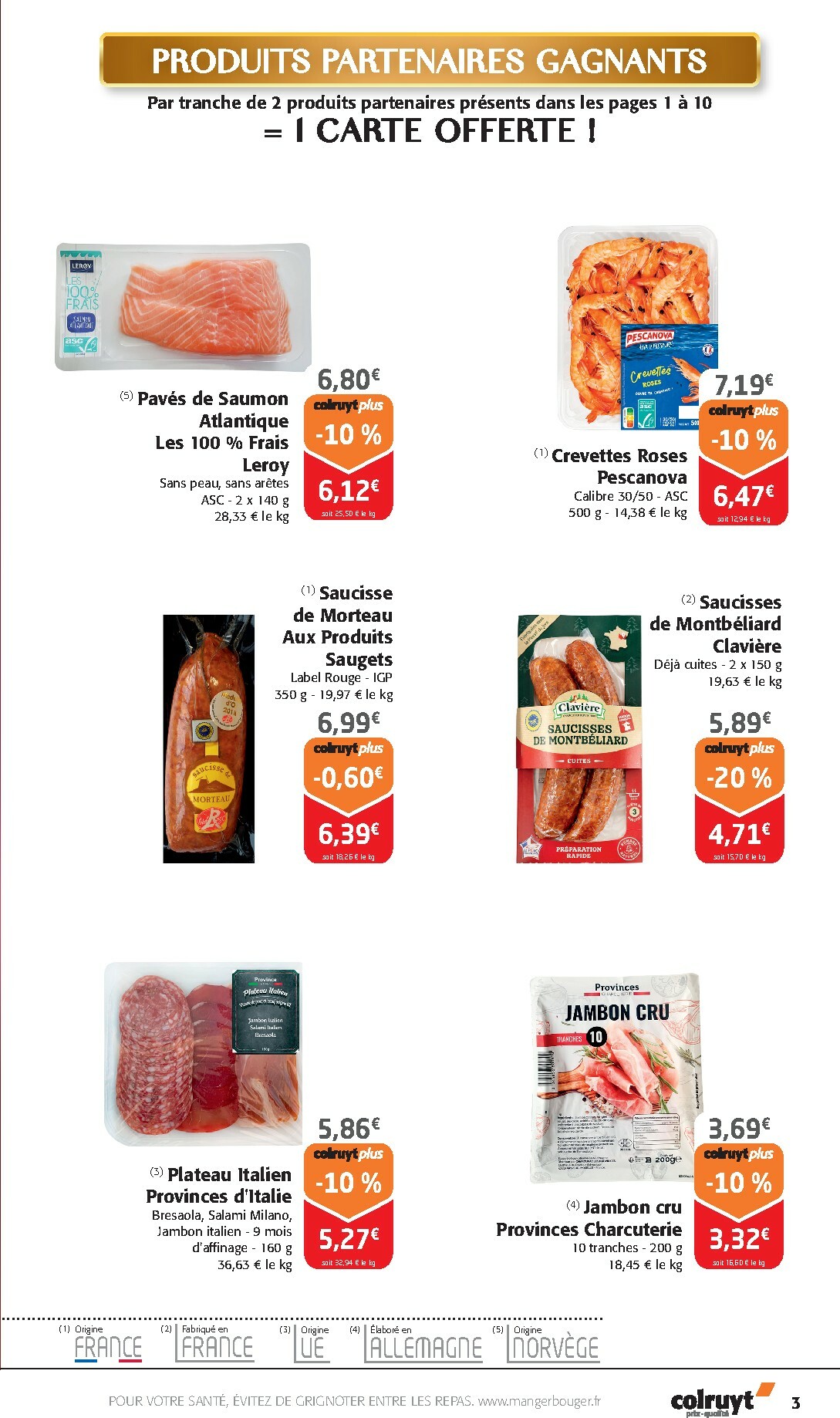 colruyt - Catalogue Colruyt valable du 05/11 au 16/11 - page: 3