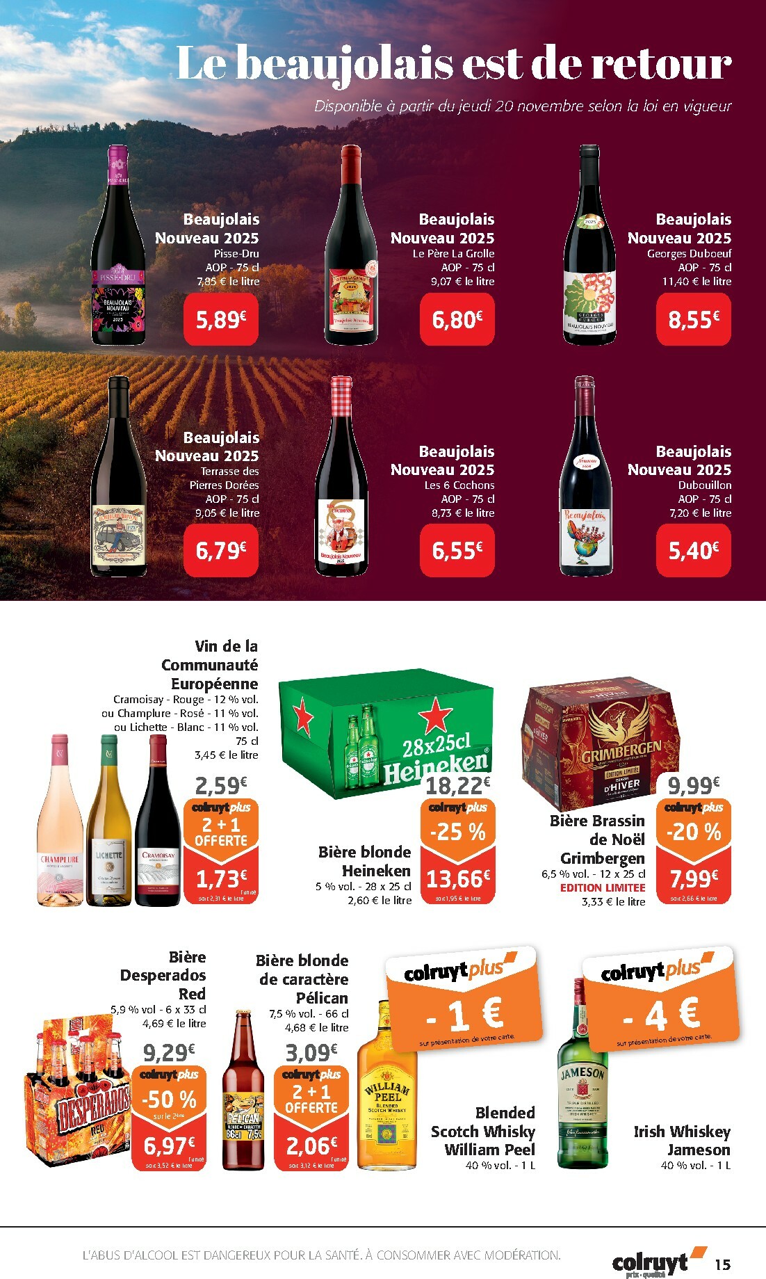colruyt - Catalogue Colruyt valable du 19/11 au 30/11 - page: 15