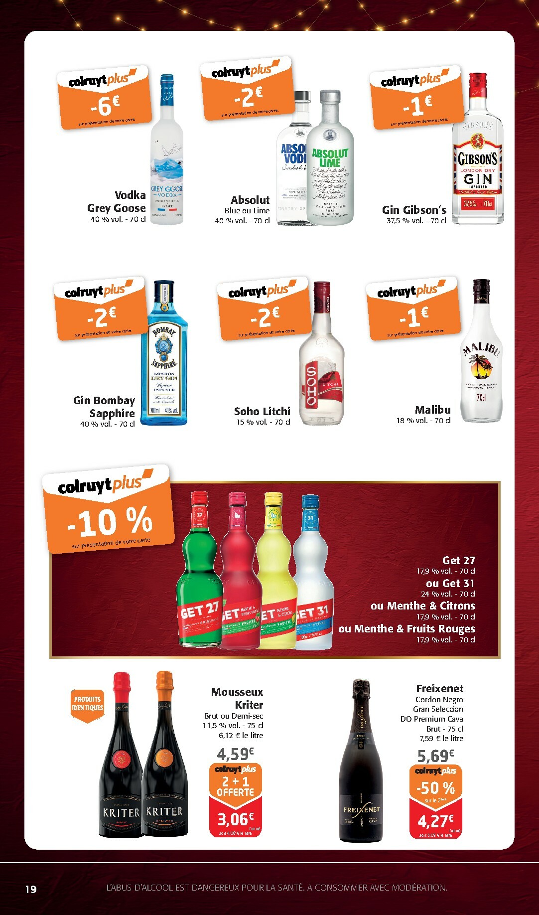 colruyt - Catalogue Colruyt valable du 17/12 au 31/12 - page: 19