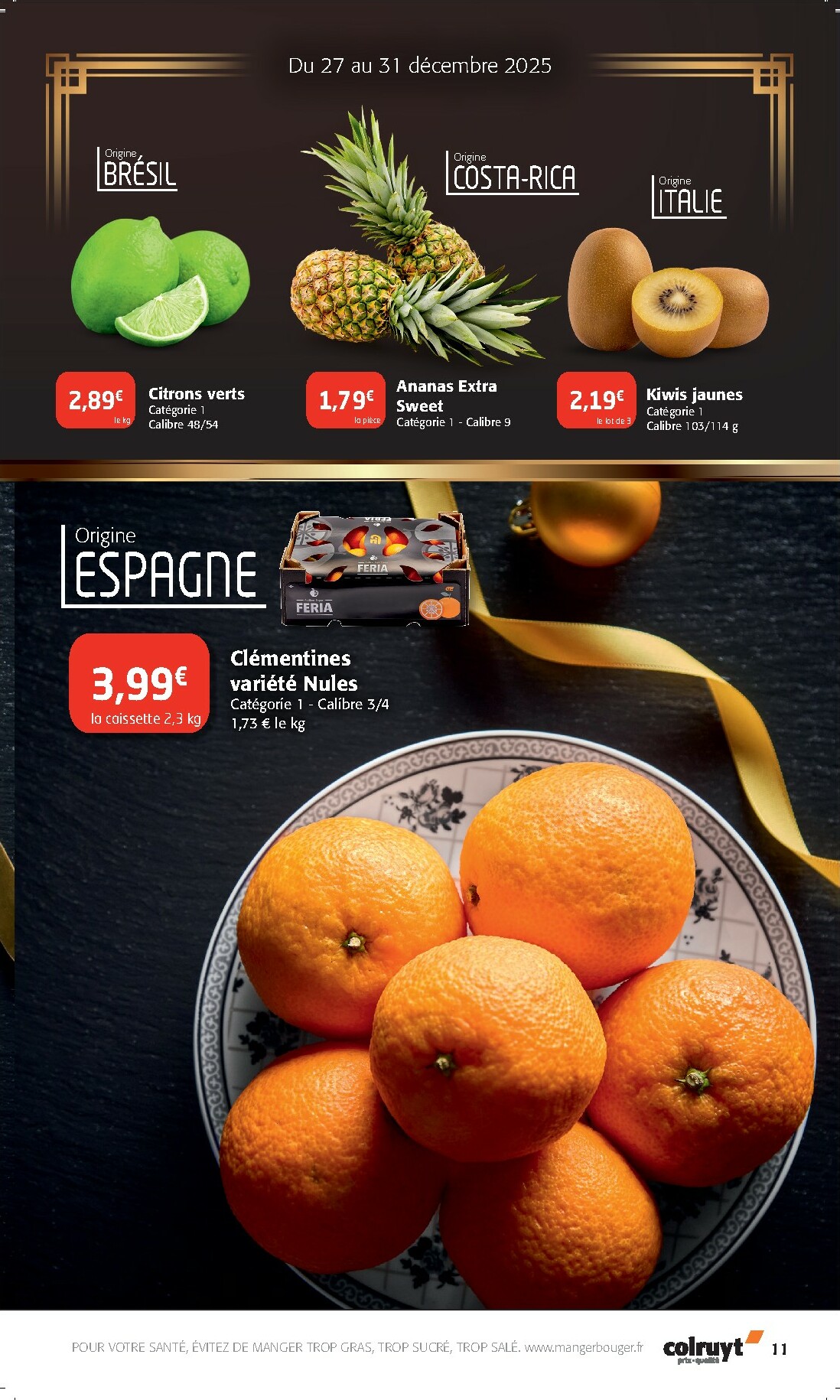 colruyt - Catalogue Colruyt valable du 26/12 au 31/12 - page: 11