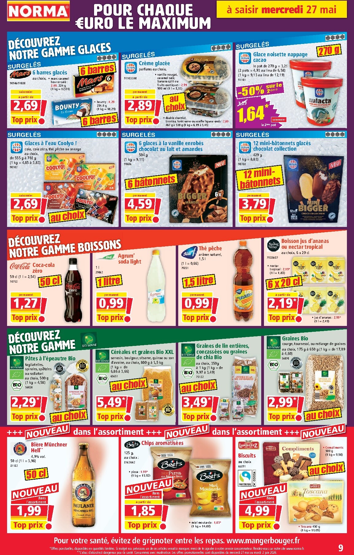 norma - Current NORMA leaflet valid from du mercredi 27/05/2026 to du mardi 02/06/2026 - page: 9