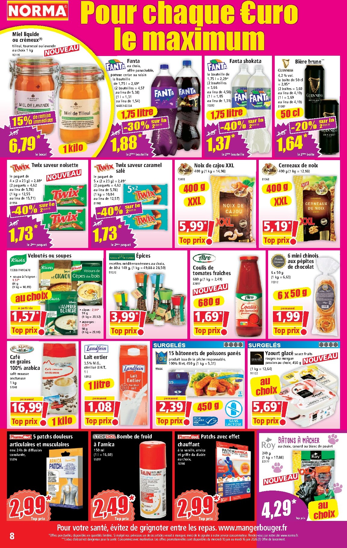 norma - Flyer NORMA pour la semaine prochaine du du mercredi 10/06/2026 au du mardi 16/06/2026 - page: 8