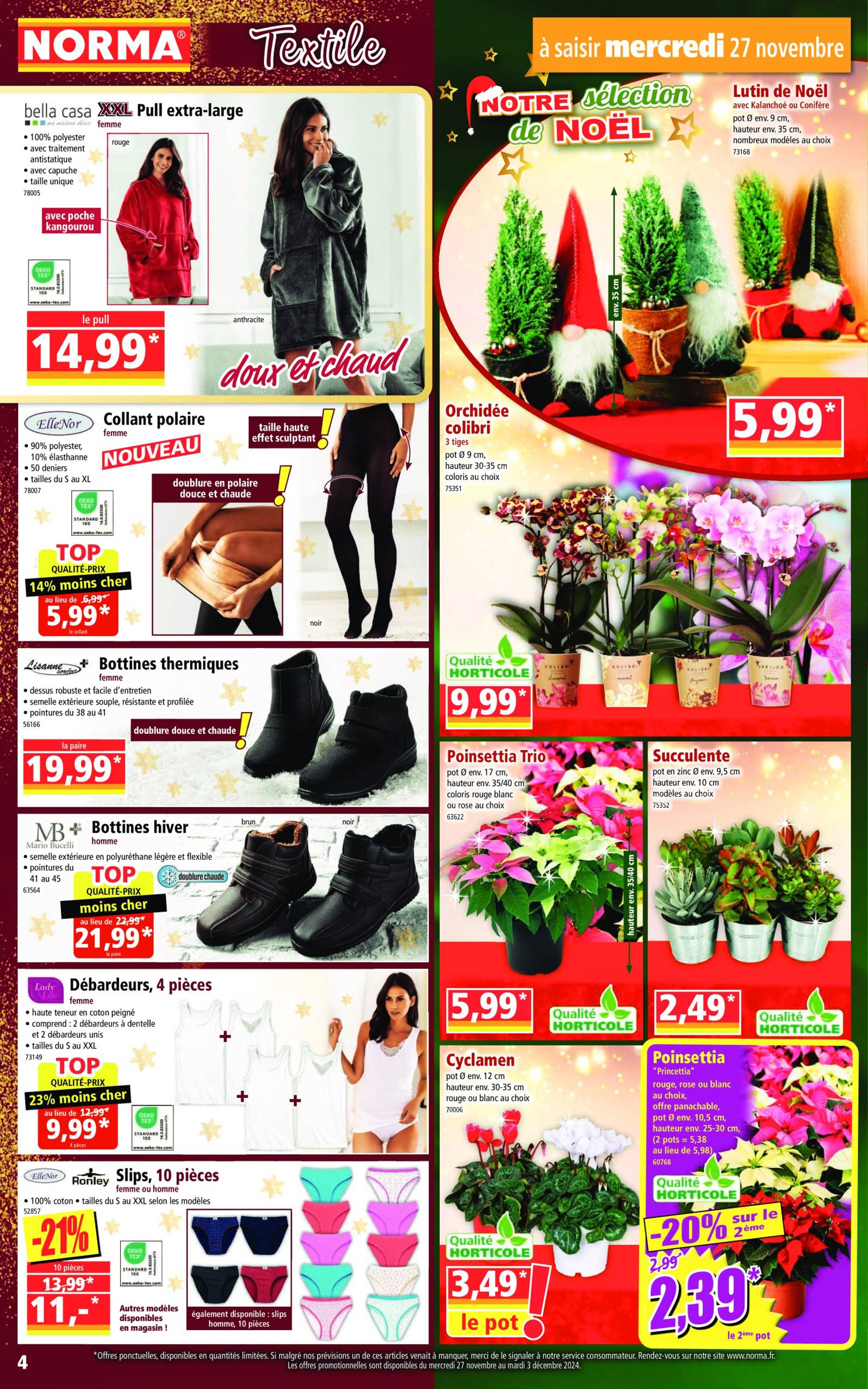 norma - Catalogue NORMA - Black Friday valable dès 27/11 - 03/12 - page: 4