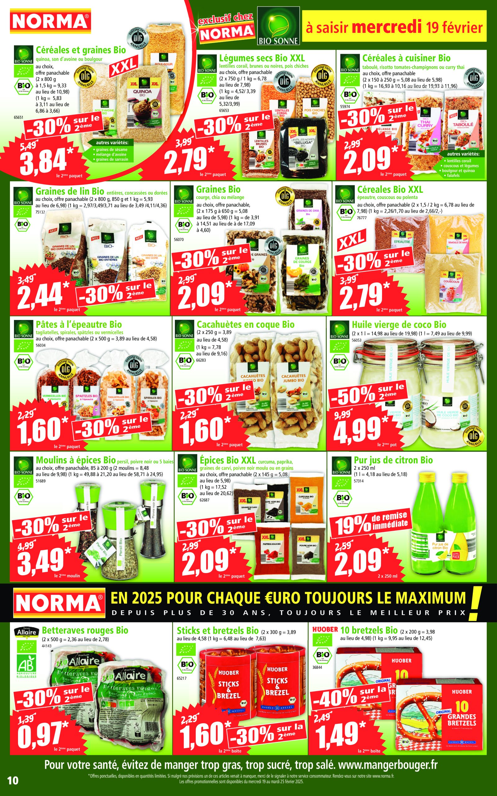 norma - Catalogue NORMA valable dès 19/02 - 25/02 - page: 10