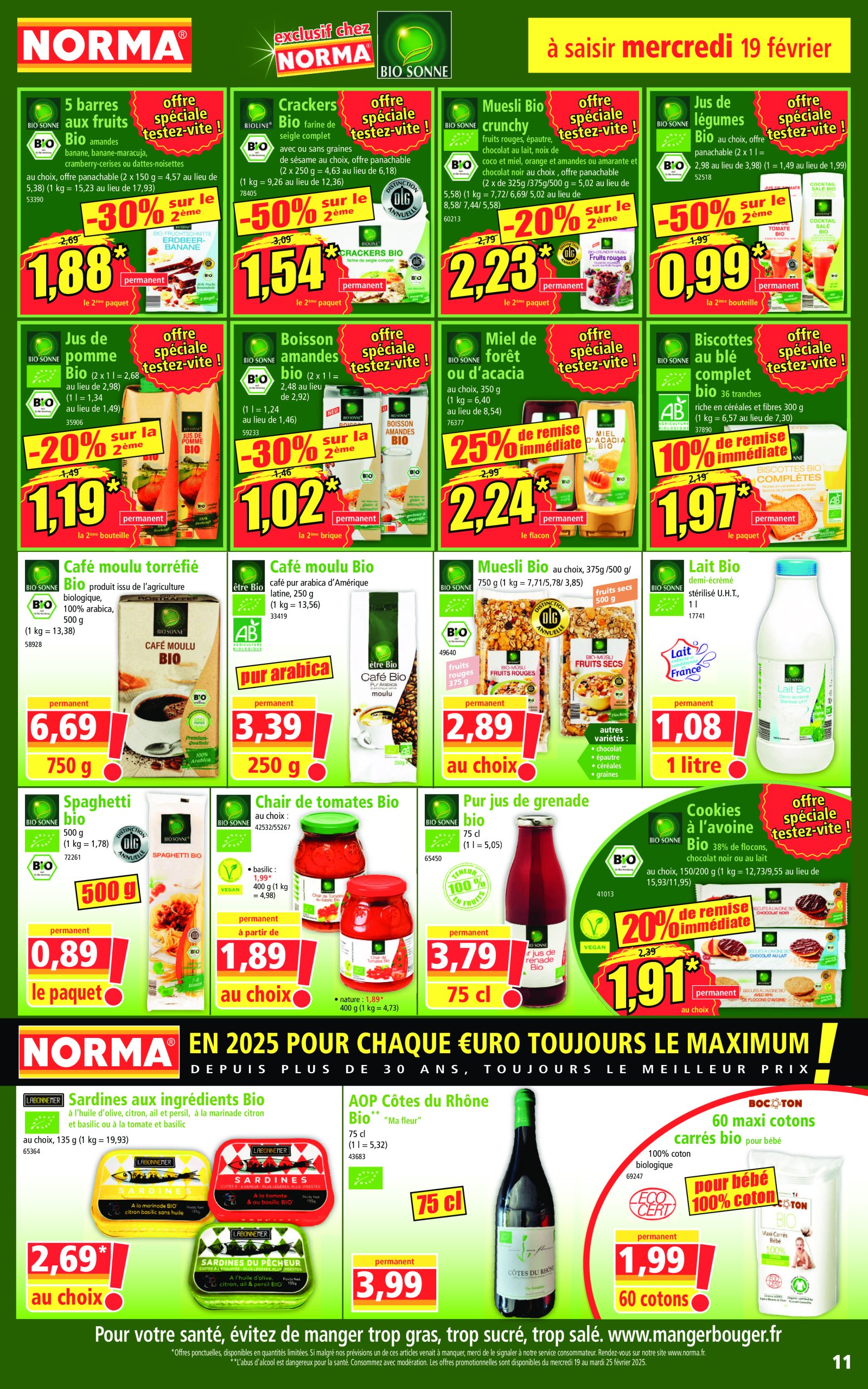 norma - Catalogue NORMA valable dès 19/02 - 25/02 - page: 11