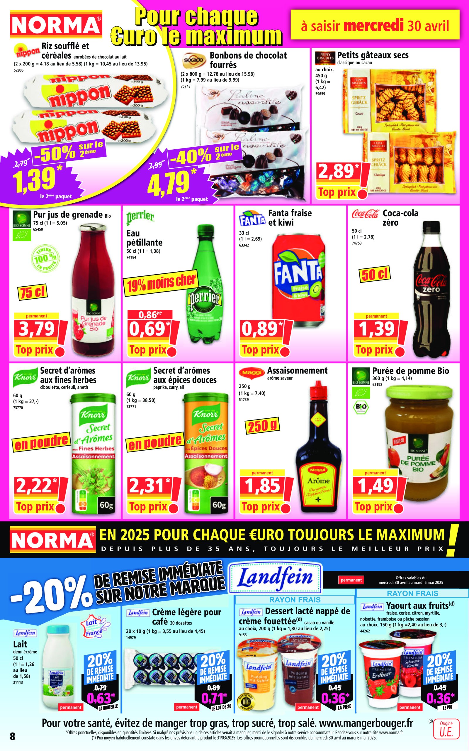 norma - Catalogue NORMA valable dès 30/04 - 06/05 - page: 8