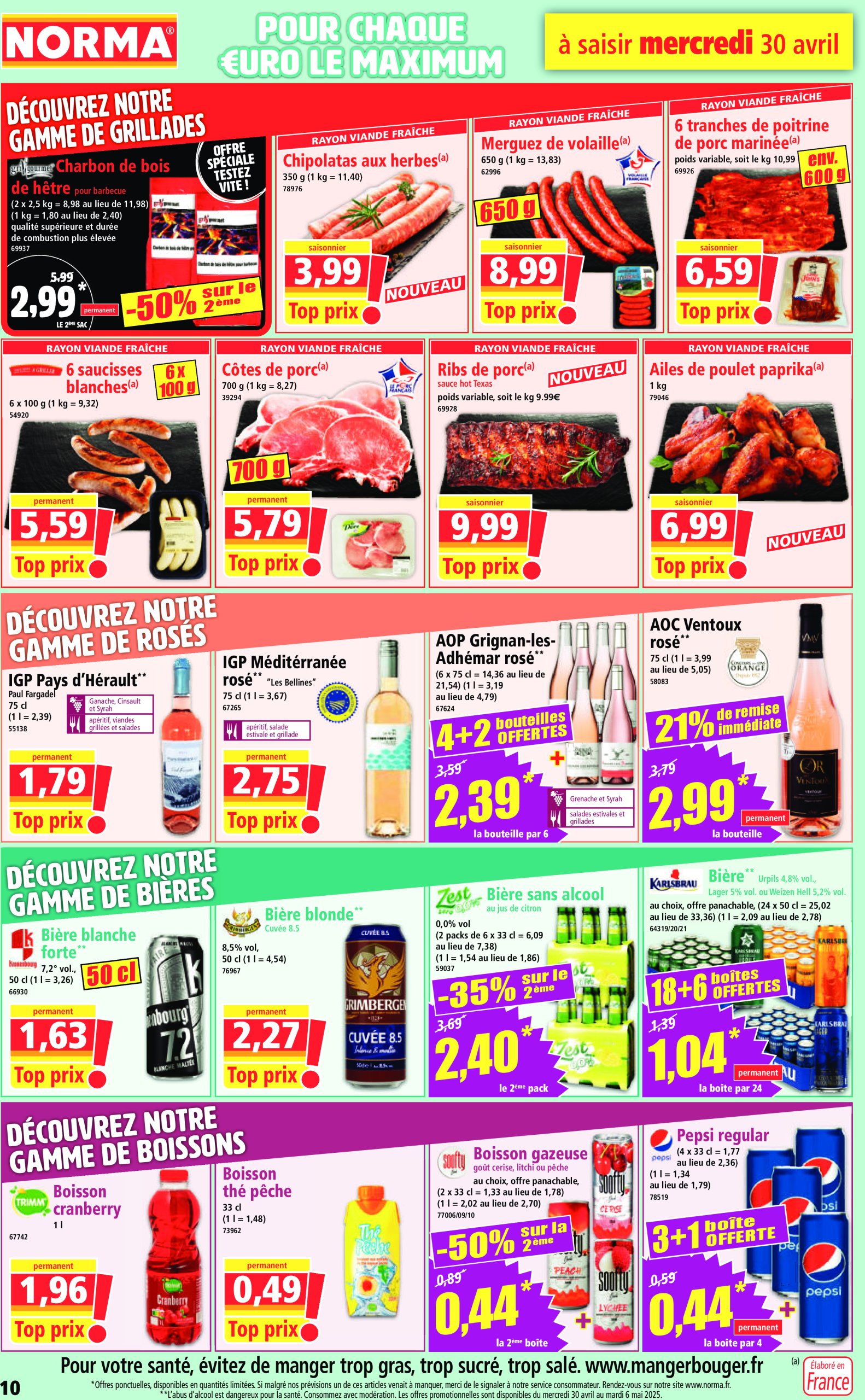 norma - Catalogue NORMA valable dès 30/04 - 06/05 - page: 10