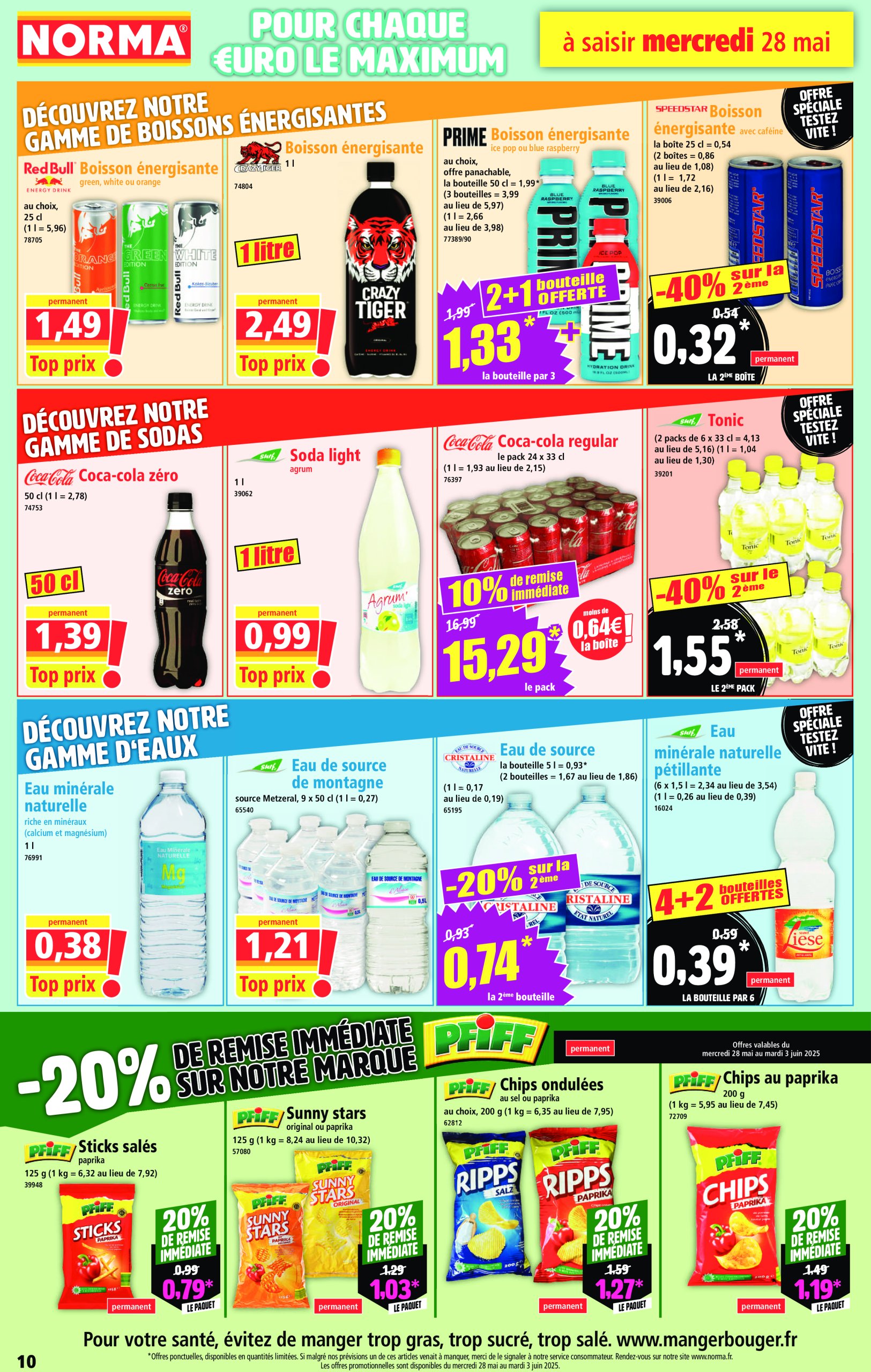 norma - Catalogue NORMA valable dès 28/05 - 02/06 - page: 10