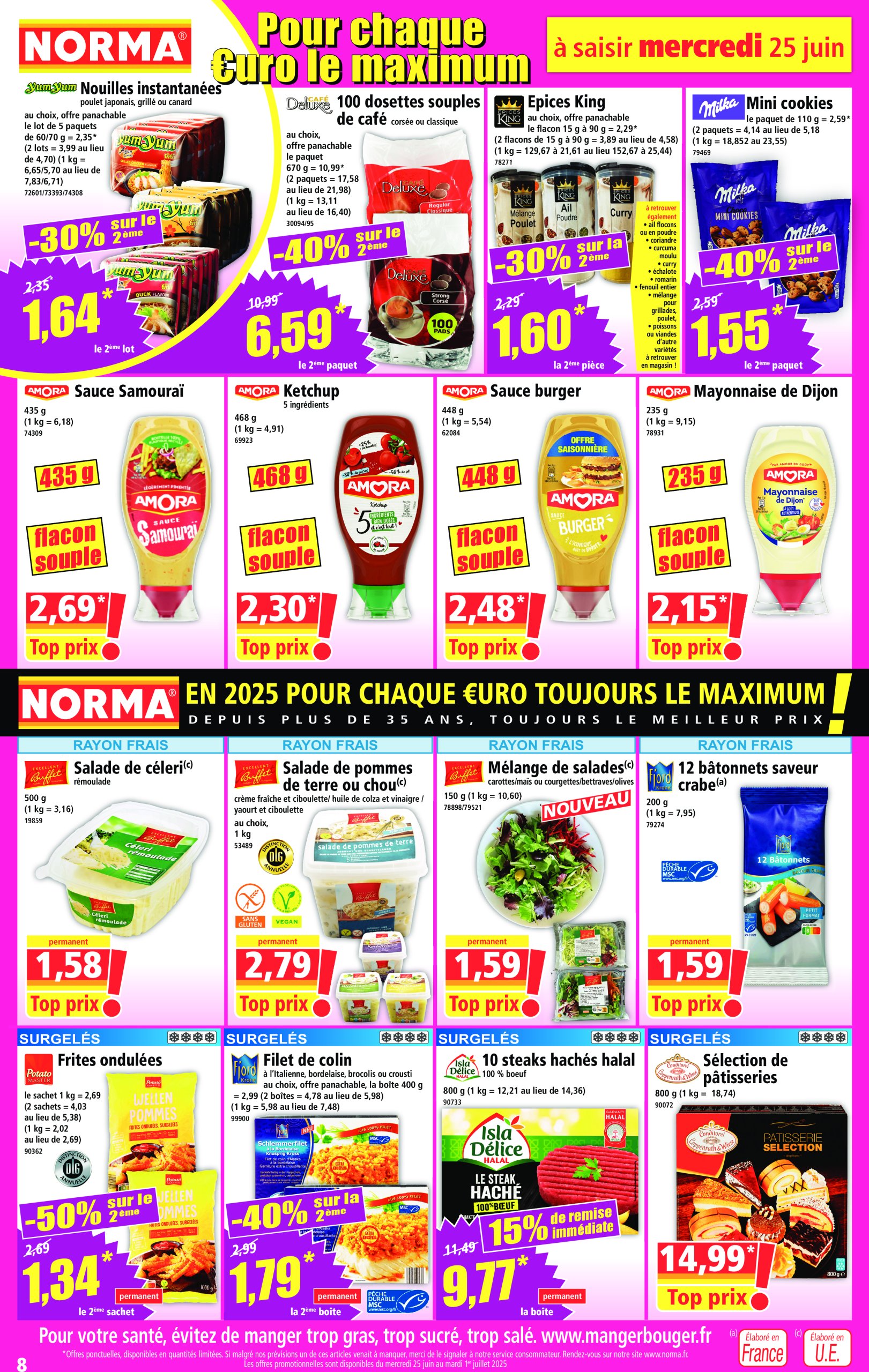 norma - Catalogue NORMA valable du 25/06 au 01/07 - page: 8