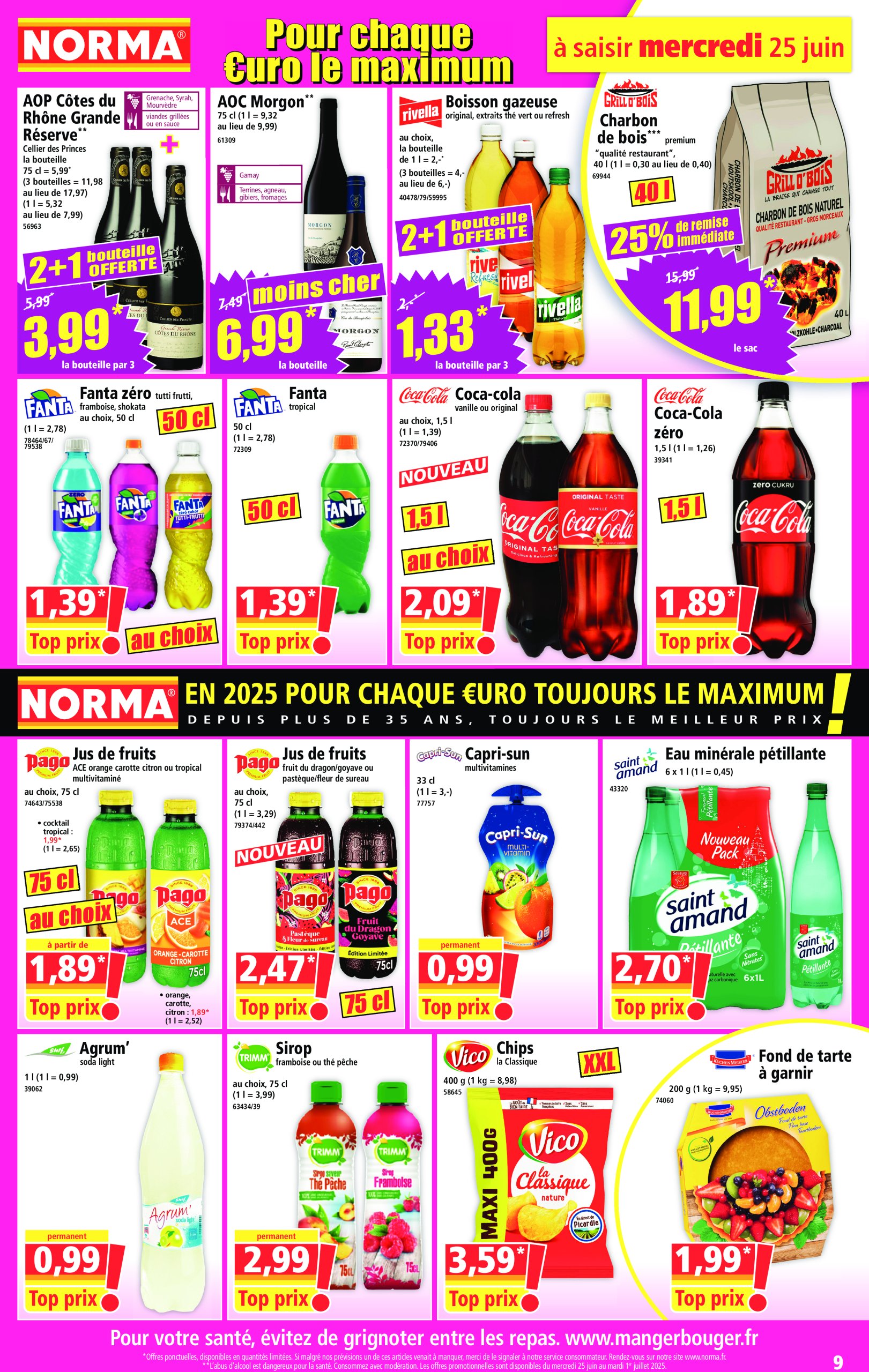 norma - Catalogue NORMA valable du 25/06 au 01/07 - page: 9
