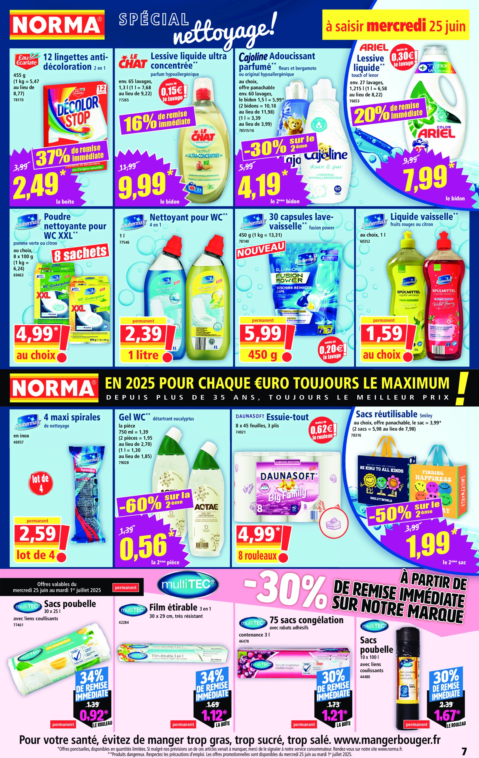 norma - Catalogue NORMA valable du 25/06 au 01/07 - page: 7