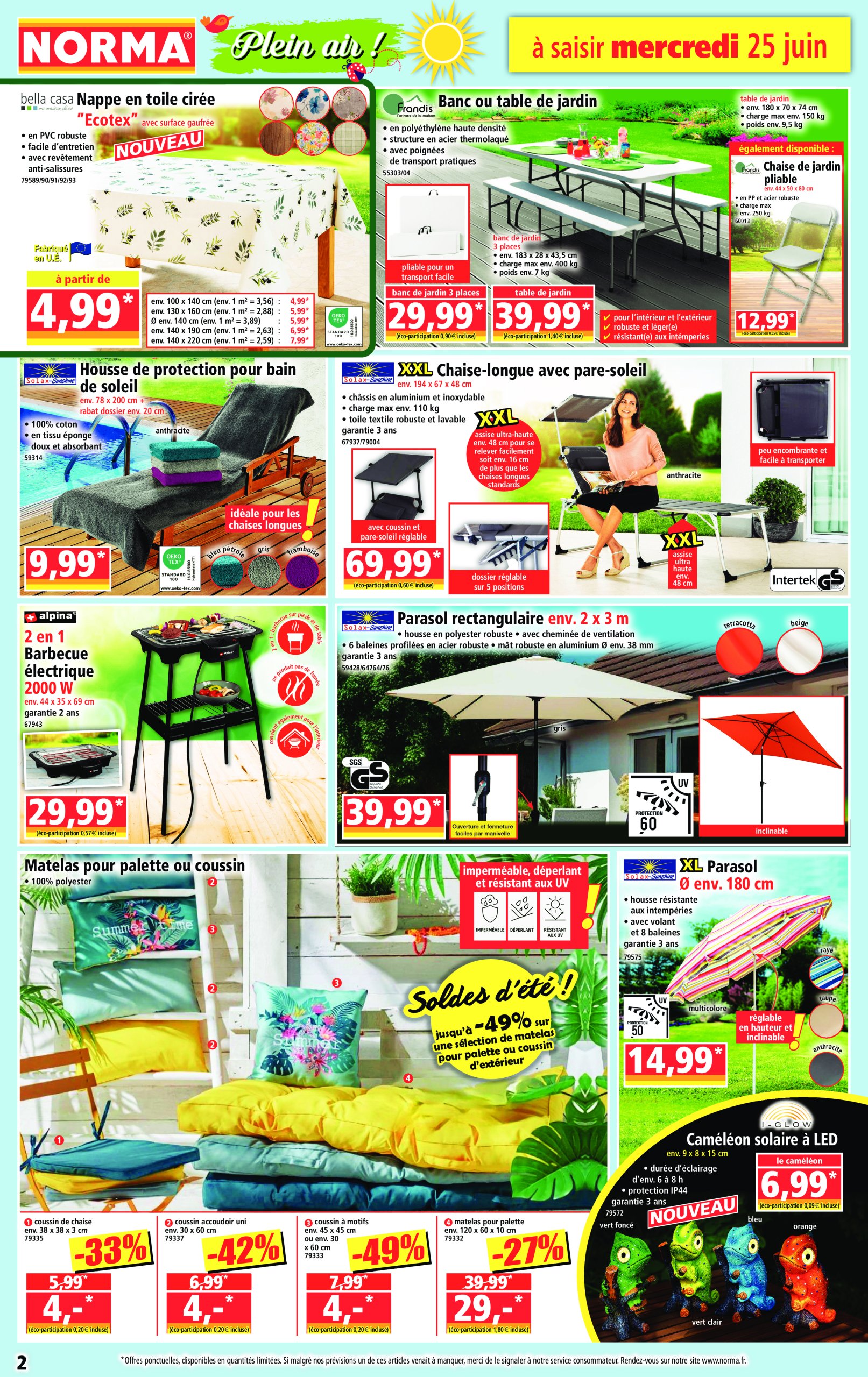 norma - Catalogue NORMA valable du 25/06 au 01/07 - page: 2