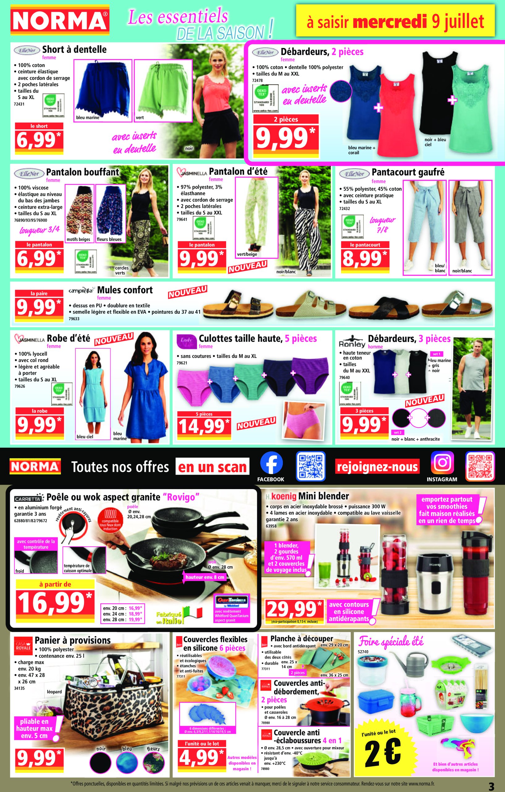 norma - Catalogue NORMA valable du 09/07 au 15/07 - page: 3