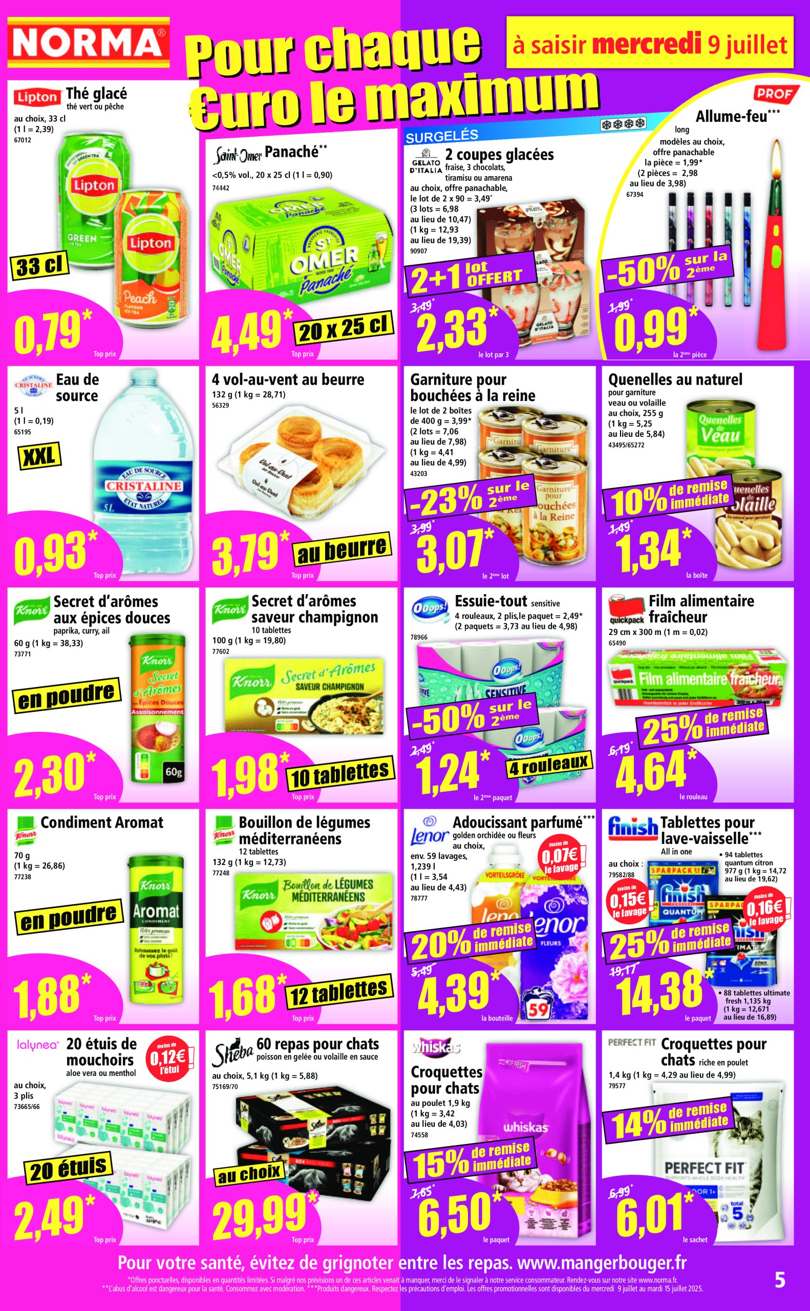 norma - Catalogue NORMA valable du 09/07 au 15/07 - page: 5