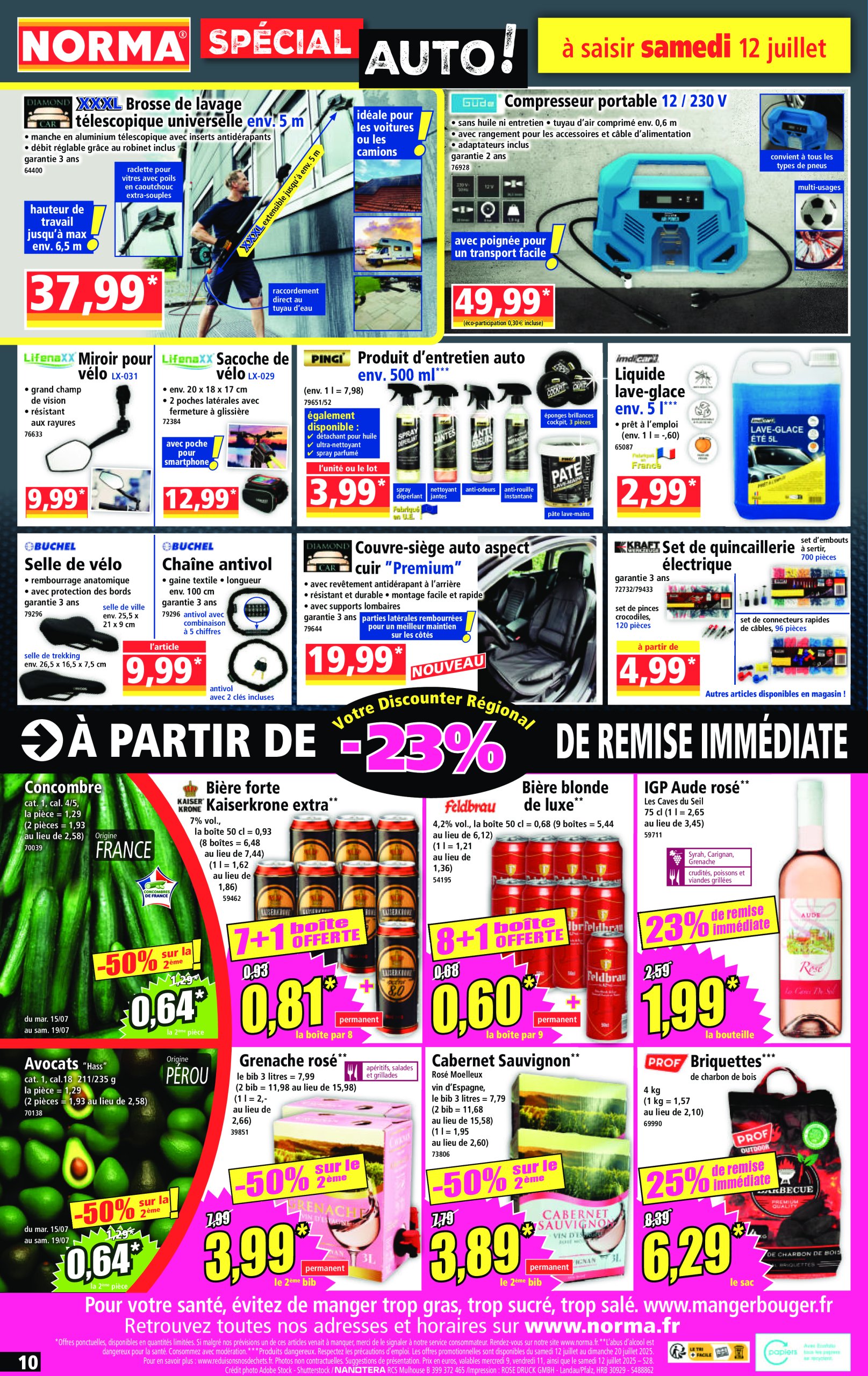 norma - Catalogue NORMA valable du 09/07 au 15/07 - page: 10