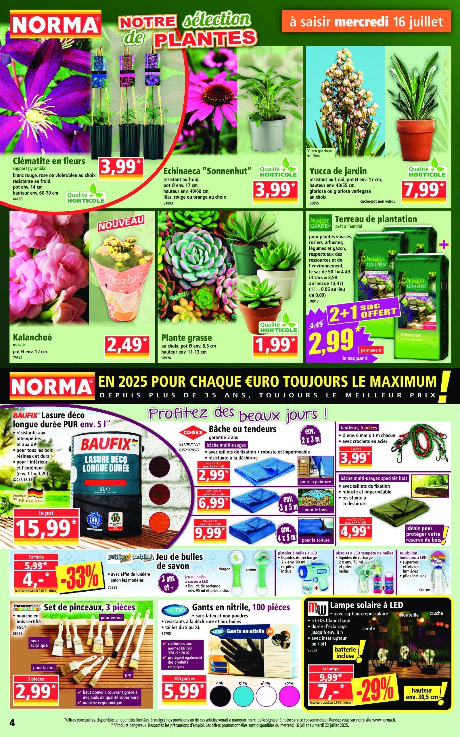 norma - Catalogue NORMA valable du 16/07 au 22/07 - page: 4