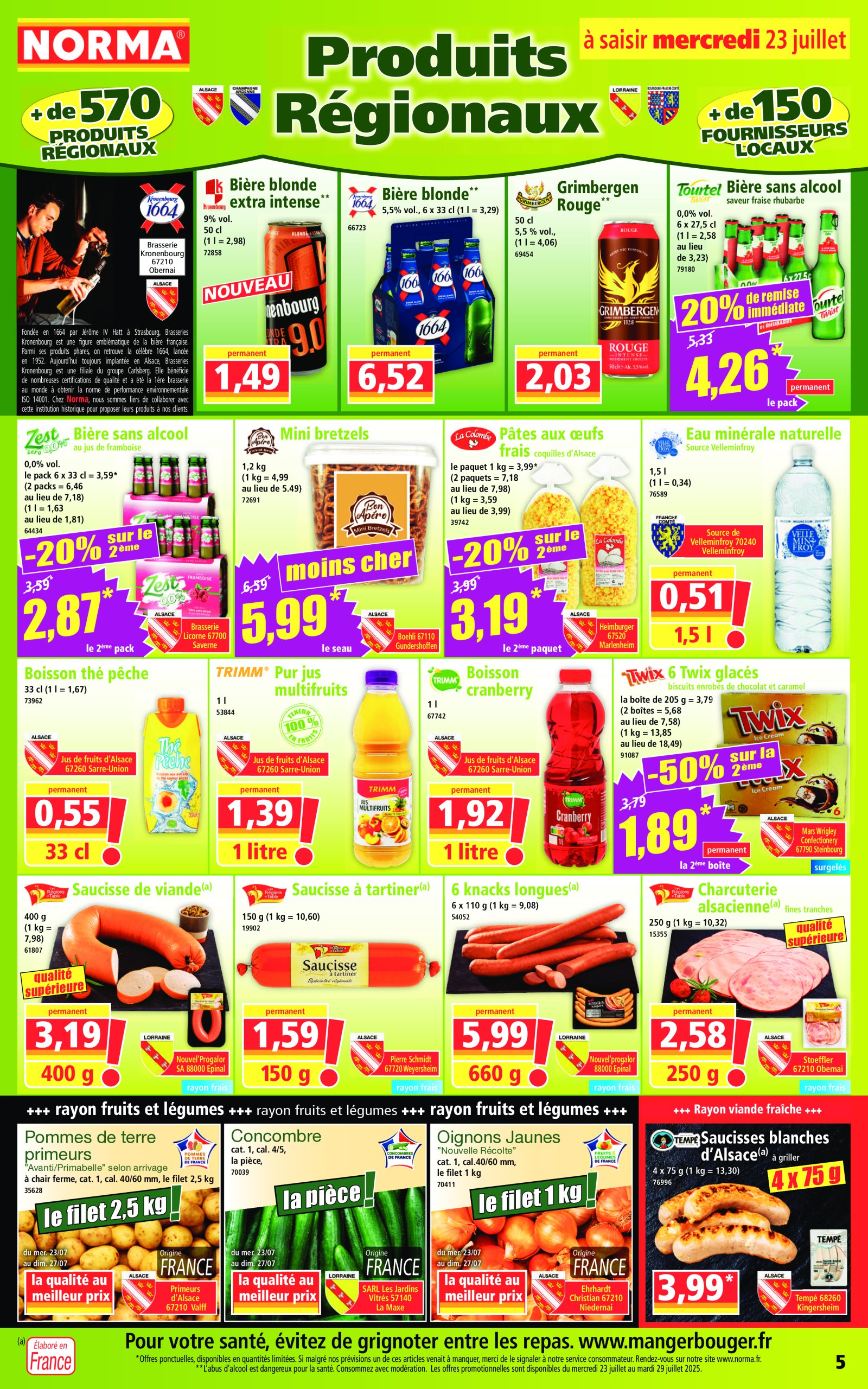 norma - Catalogue NORMA valable du 23/07 au 29/07 - page: 5